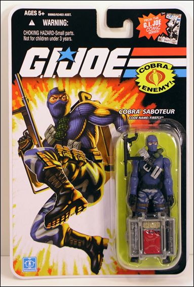 G.I. Joe 25th Anniversary Basic 3 3/4" Action Figures figure 77 Firefly (Saboteur)