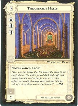 Middle-Earth: The Wizards (Base Set) card 437 Thranduil's Halls