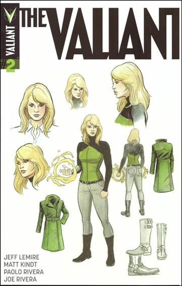 Valiant issue 2-E Paolo Rivera Retailer Character Design Cover