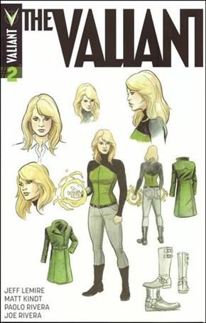 Valiant issue 2-E Paolo Rivera Retailer Character Design Cover
