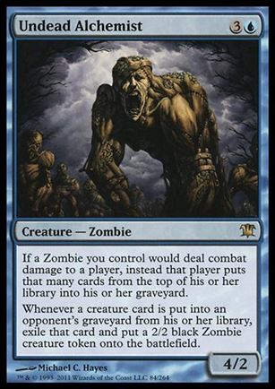 Magic the Gathering: Innistrad (Base Set) card 84 Undead Alchemist