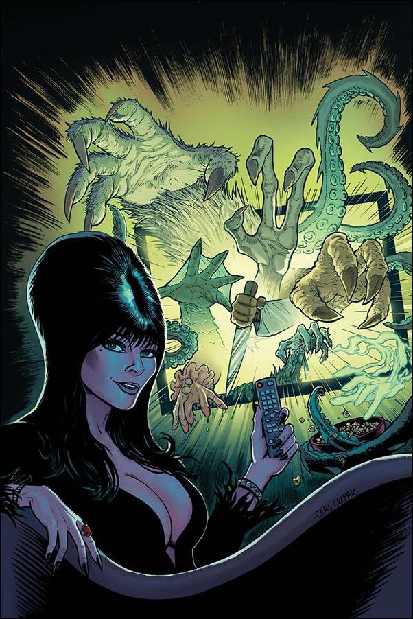 Elvira, Mistress of the Dark (2018) issue 10-F Craig Cermak 1:10 Virgin Cover