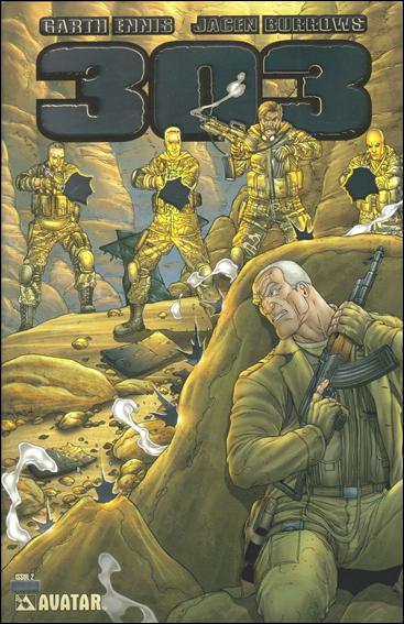 Garth Ennis' 303 issue 2-C Platinum Foil Cover