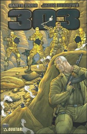 Garth Ennis' 303 issue 2-C Platinum Foil Cover