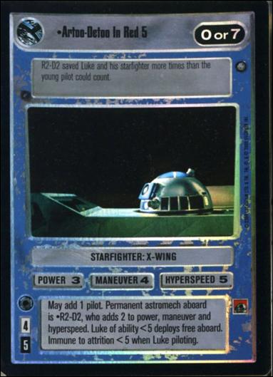 Star Wars: Reflections II: Expanding the Galaxy (Base Set) card 140 Artoo-Detoo In Red 5