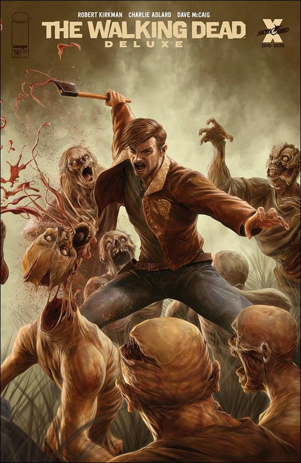 Walking Dead Deluxe issue 18-C Dave Rapoza Cover