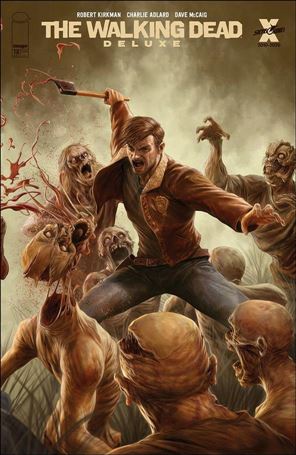 Walking Dead Deluxe issue 18-C Dave Rapoza Cover