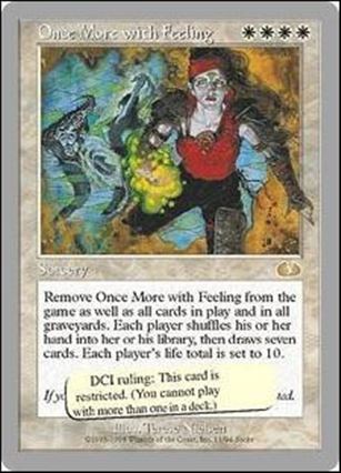 Magic the Gathering: Unglued (Base Set) card 11 Once More with Feeling 
