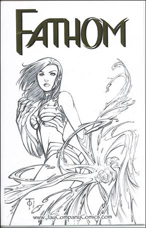 Online Jay Company Comics Fathom #3 sketch cover limited addition.