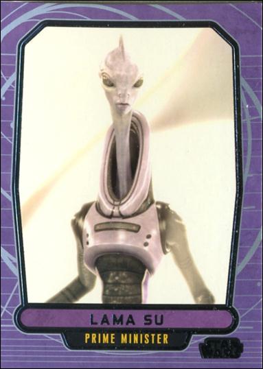 Star Wars Galactic Files (Base Set) card 55 Lama Su Prime Minister