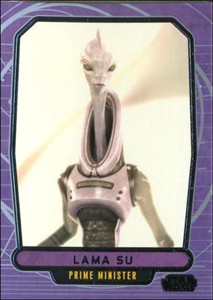 Star Wars Galactic Files (Base Set) card 55 Lama Su Prime Minister