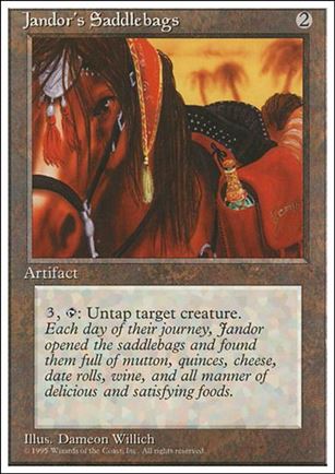 Magic the Gathering: 4th Edition (Base Set) card 330 Jandor's Saddlebags