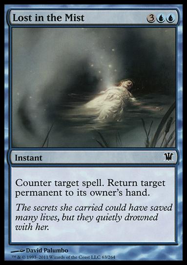 Magic the Gathering: Innistrad (Base Set) card 63 Lost in the Mist