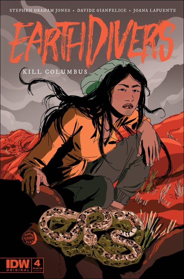 Earthdivers issue 4-B Maria Llovet Cover