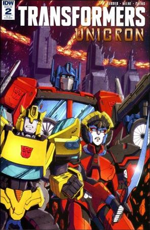 Transformers: Unicron issue 2-C Casey W. Coller 1:10 Cover