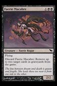 Magic the Gathering: Shadowmoor (Base Set) card 66 Faerie Macabre