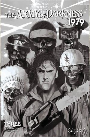 Army of Darkness 1979 issue 3-G Arthur Suydam 1:10 Black & White Cover