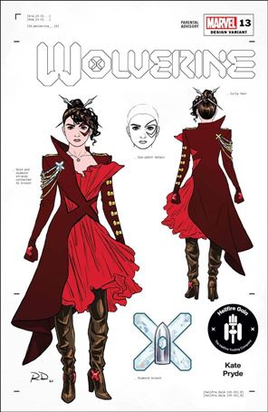 Wolverine (2020) issue 13-F Russell Dauterman 1:50 Character Design Cover