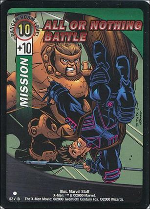 X-Men Trading Card Game (Base Set) card 82 All or Nothing Battle