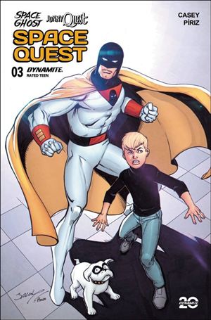 Space Ghost / Jonny Quest: Space Quest issue 3-H Mark Bagley 1:10 Cover