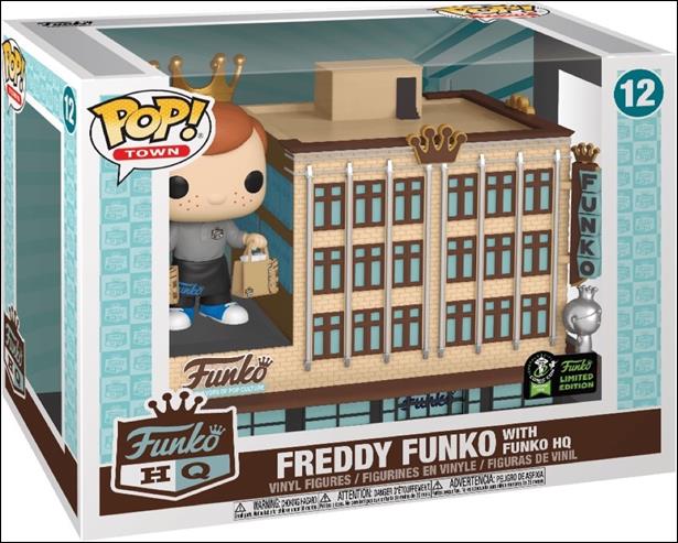 POP! Town figure 12 Freddy Funko with Funko HQ ECCC 2020