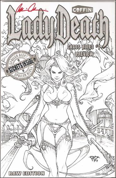 Lady Death: Chaos Rules (2015) issue Preview Raw Edition 1/200