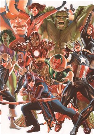 Avengers (2023) issue 4-D Alex Ross Avengers Connecting Cover B