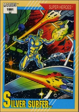 Marvel Universe: Series 2 (Base Set) card 45 Silver Surfer