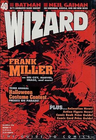 Wizard: The Guide to Comics issue 40-B Frank Miller Sin City Cover