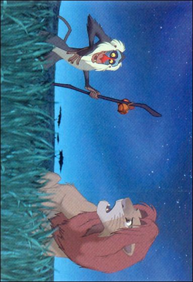 Lion King: Series 1 (Base Set)  card 49 An Odd Little Voice sings
