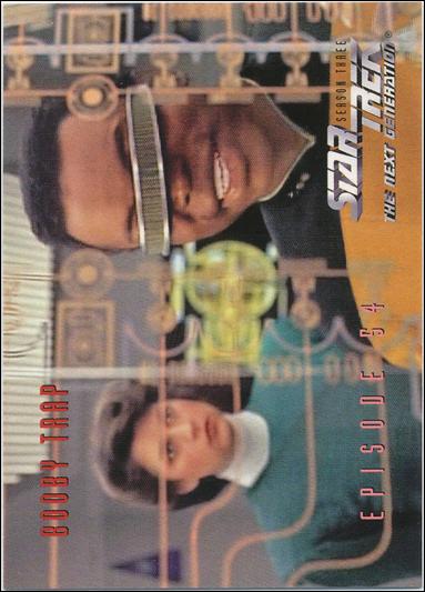Star Trek: The Next Generation - The Episode Collection Season Three (Base Set) card 248 Booby Trap, Episode 54B
