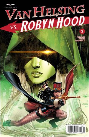 Van Helsing vs Robyn Hood issue 3 Sean Chen Cover 