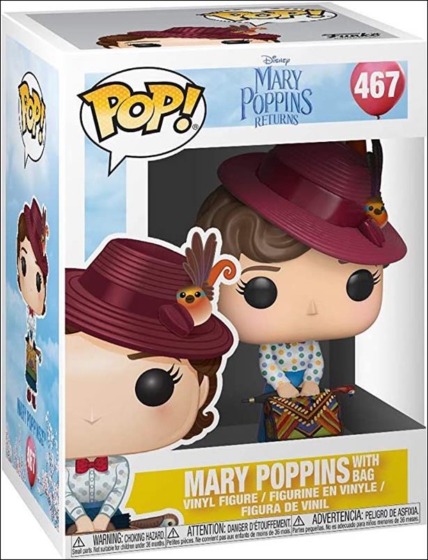 POP! Disney figure 467 Mary Poppins with Bag