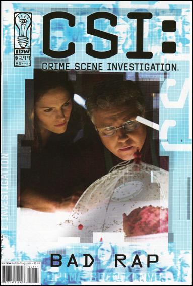CSI: Crime Scene Investigation-Bad Rap issue 5 Blue Border Cover