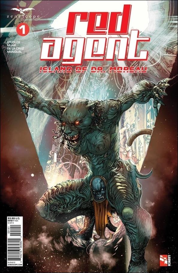 Red Agent: Island of Dr. Moreau issue 1-D Harvey Tolibao Cover