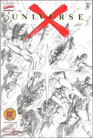 Universe X issue 1-C Dynamic Forces Sketch Cover 1/2000 
