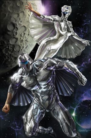 Silverhawks (2025) issue 1-P Lucio Parrillo Metal Virgin Cover