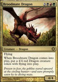 Magic the Gathering: Shards of Alara (Base Set) card 160 Broodmate Dragon