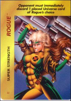 Marvel OverPower (Base Set) card nn184 Rogue: Super Strength