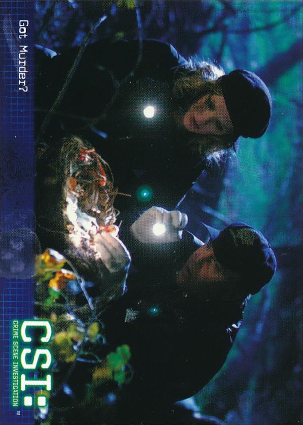 CSI: Crime Scene Investigation - Series Two (Base Set) card 13 Got Murder?