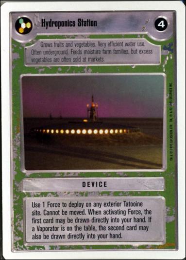 Star Wars: Premiere Unlimited (Base Set) card 199 Hydroponics Station