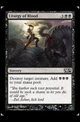 Magic the Gathering: 2014 Core Set (Base Set) card 104 Liturgy of Blood