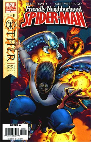 Friendly Neighborhood Spider-Man (2005) issue 4-B Mike Wieringo "Wrestler" 1:8 Cover