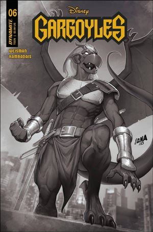 Gargoyles (2022) issue 6-H David Nakayama 1:10 B&W Cover