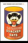 Wacky Packages All-New: Series 2 (Cling Subset)  card 3 Quacker Oats
