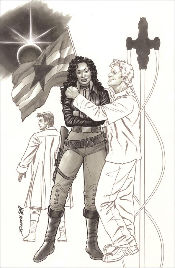 Firefly issue 2-E Joe Quinones 1:25 Black & White Cover