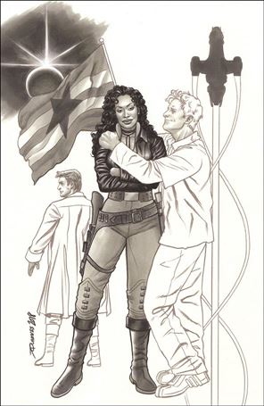 Firefly issue 2-E Joe Quinones 1:25 Black & White Cover