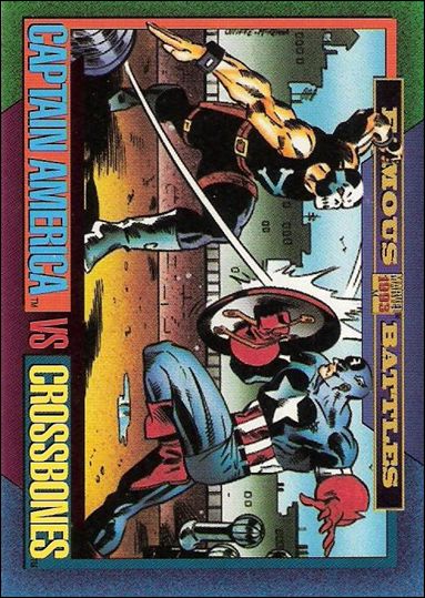 Marvel Universe: Series 4 (Base Set) card 162 Captain America vs Crossbones