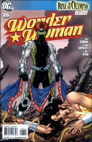 Wonder Woman (2006) issue 26-B Aaron Lopresti & Brad Anderson 1:10 Cover