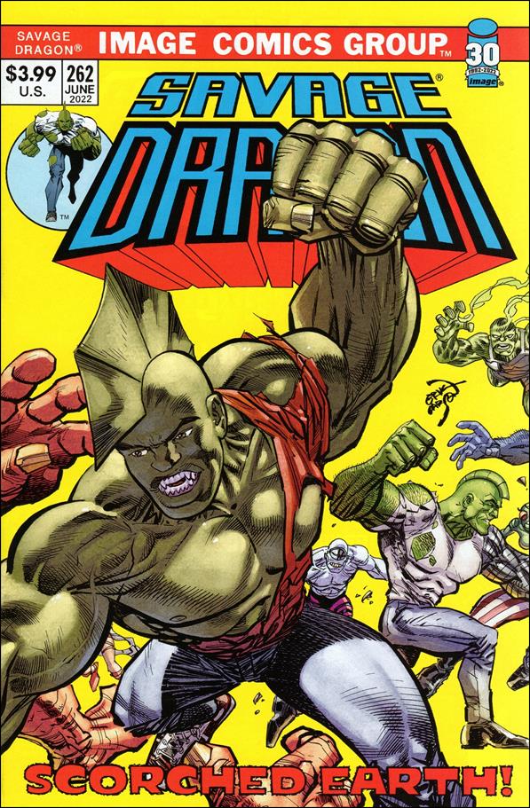 Savage Dragon (1993) issue 262-B Retro Trade Dress Cover